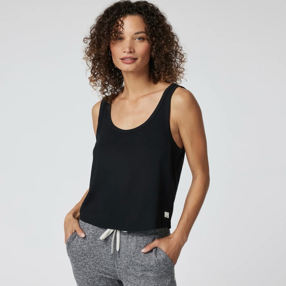 Vuori Sutton Relaxed Tank Top Medium Black